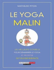Le yoga malin (French Edition) by Mathilde Piton, book cover