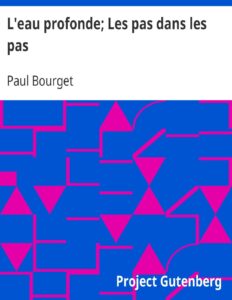 L&rsquo;eau profonde; Les pas dans les pas, couverture du livre