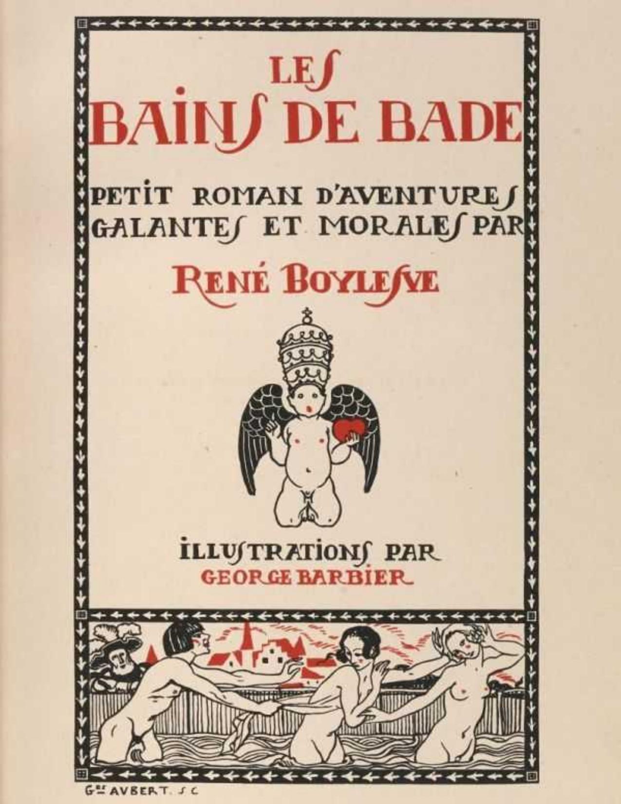 Les Bains De Bade Petit Roman Daventures Galantes Et Moral