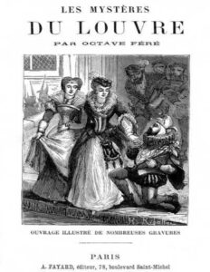 Les Mystères du Louvre, couverture du livre