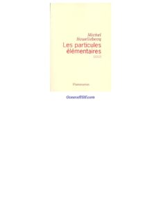 Les Particules Elementaires, couverture du livre