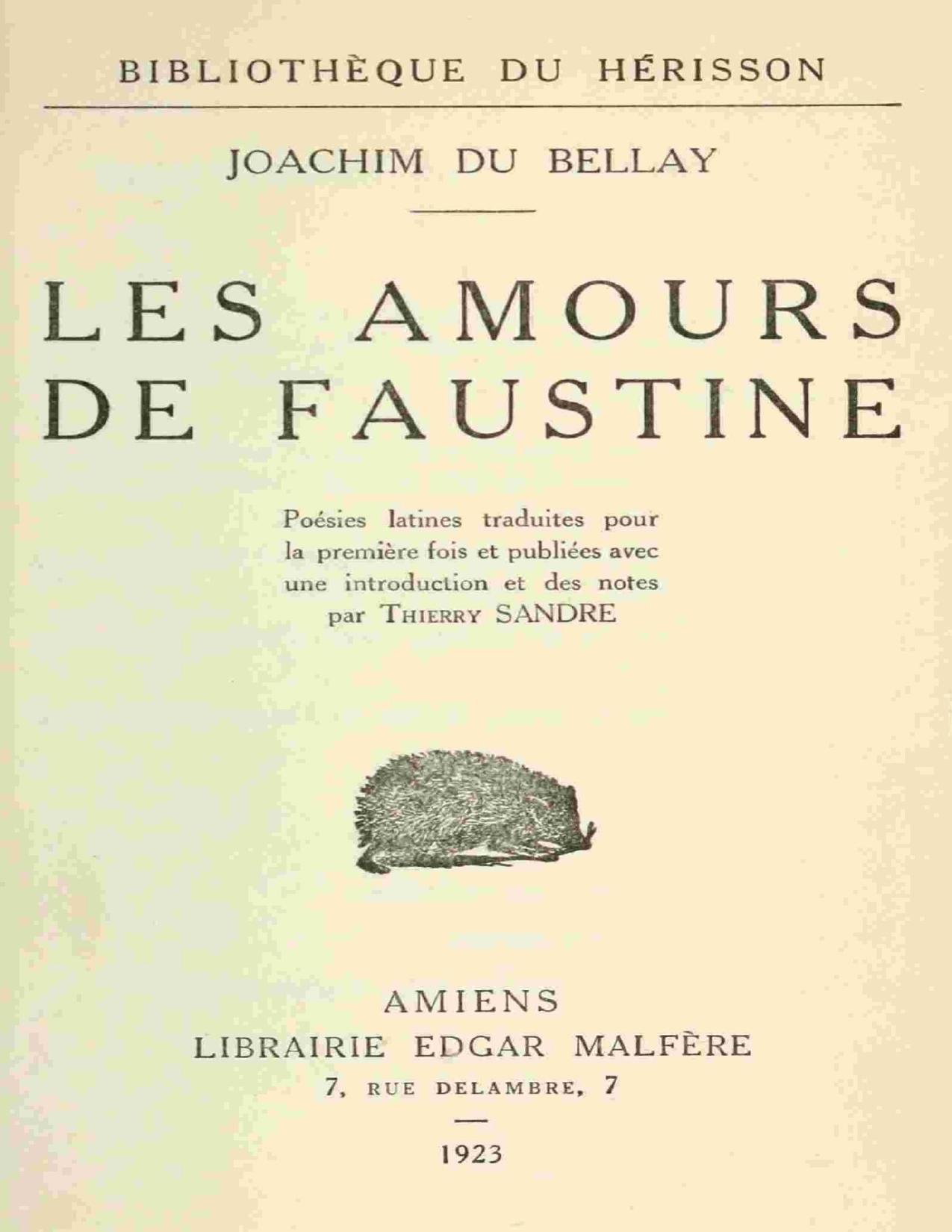 Les Amours De Faustine