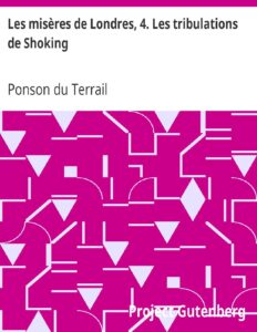Les misères de Londres, 4. Les tribulations de Shoking, couverture du livre