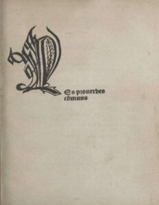 Les proverbes communs by Jean de La Véprie, book cover