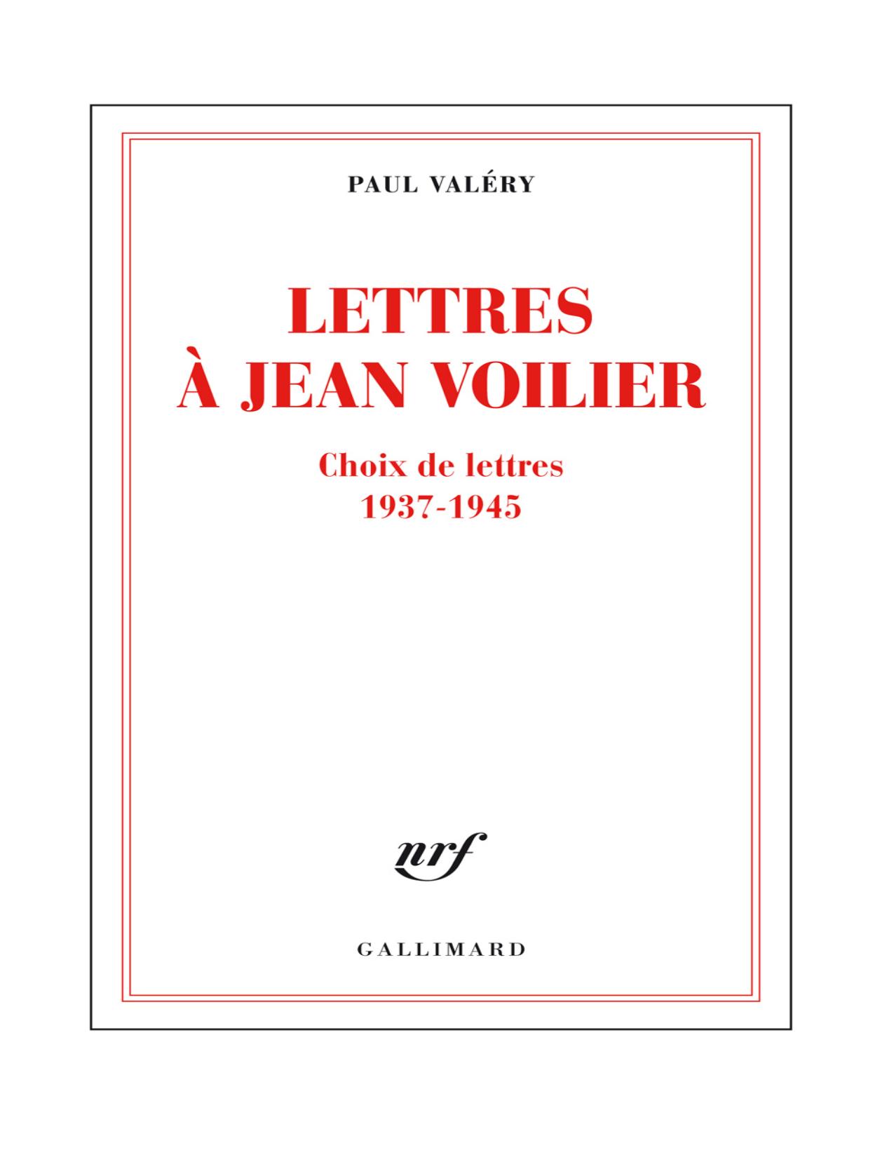 Lettres A Jean Voilier