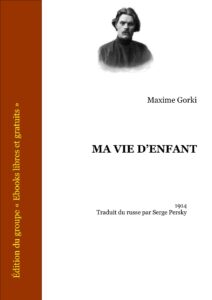 Ma Vie D’enfant, couverture du livre