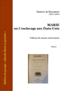 MARIE Ou Lesclavage Aux Etats Unis