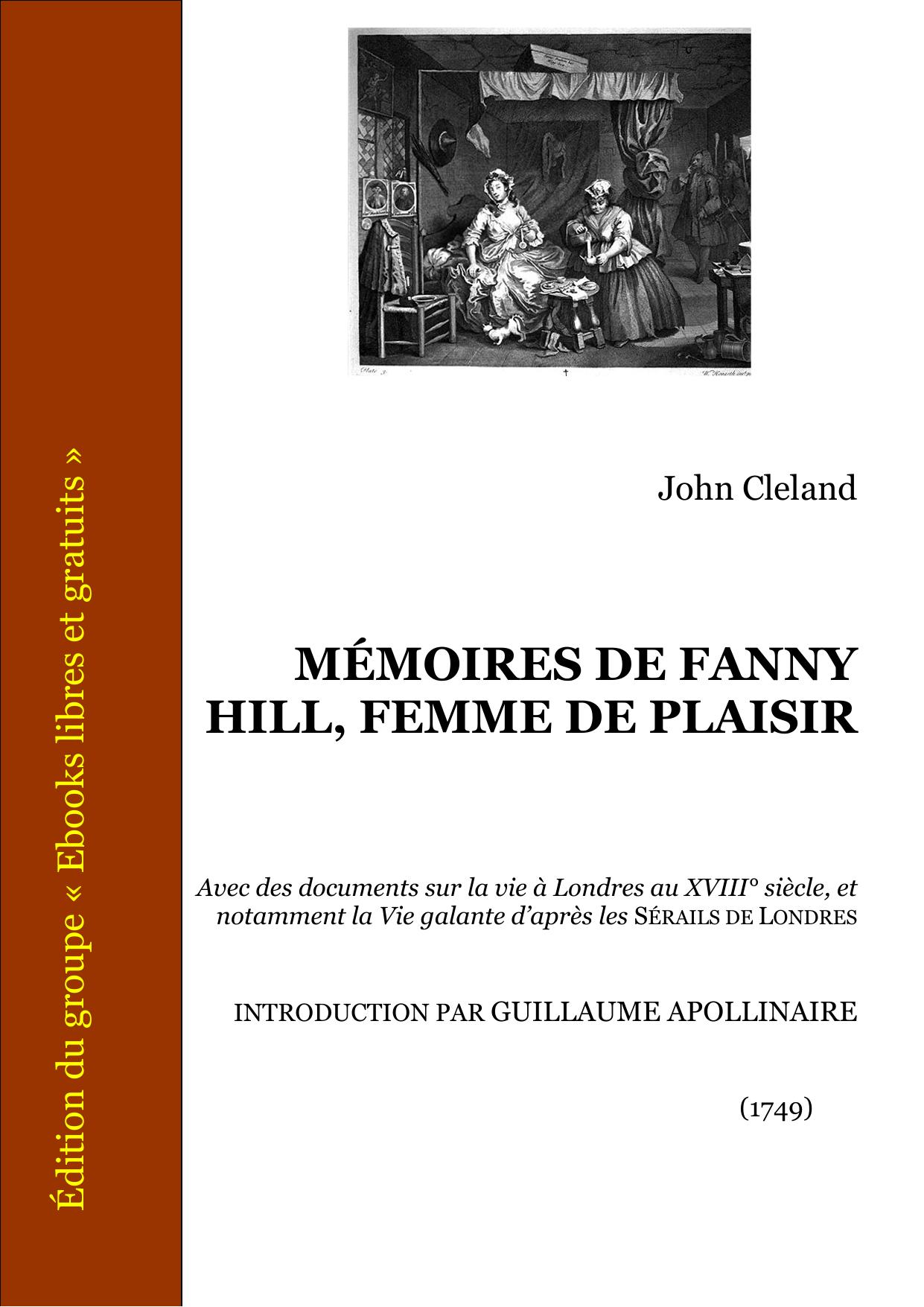 MEMOIRES DE FANNY HILL FEMME DE PLAISIR