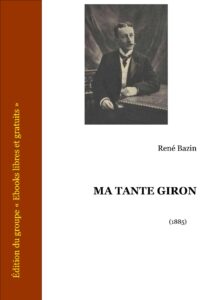 Ma tante Giron, couverture du livre