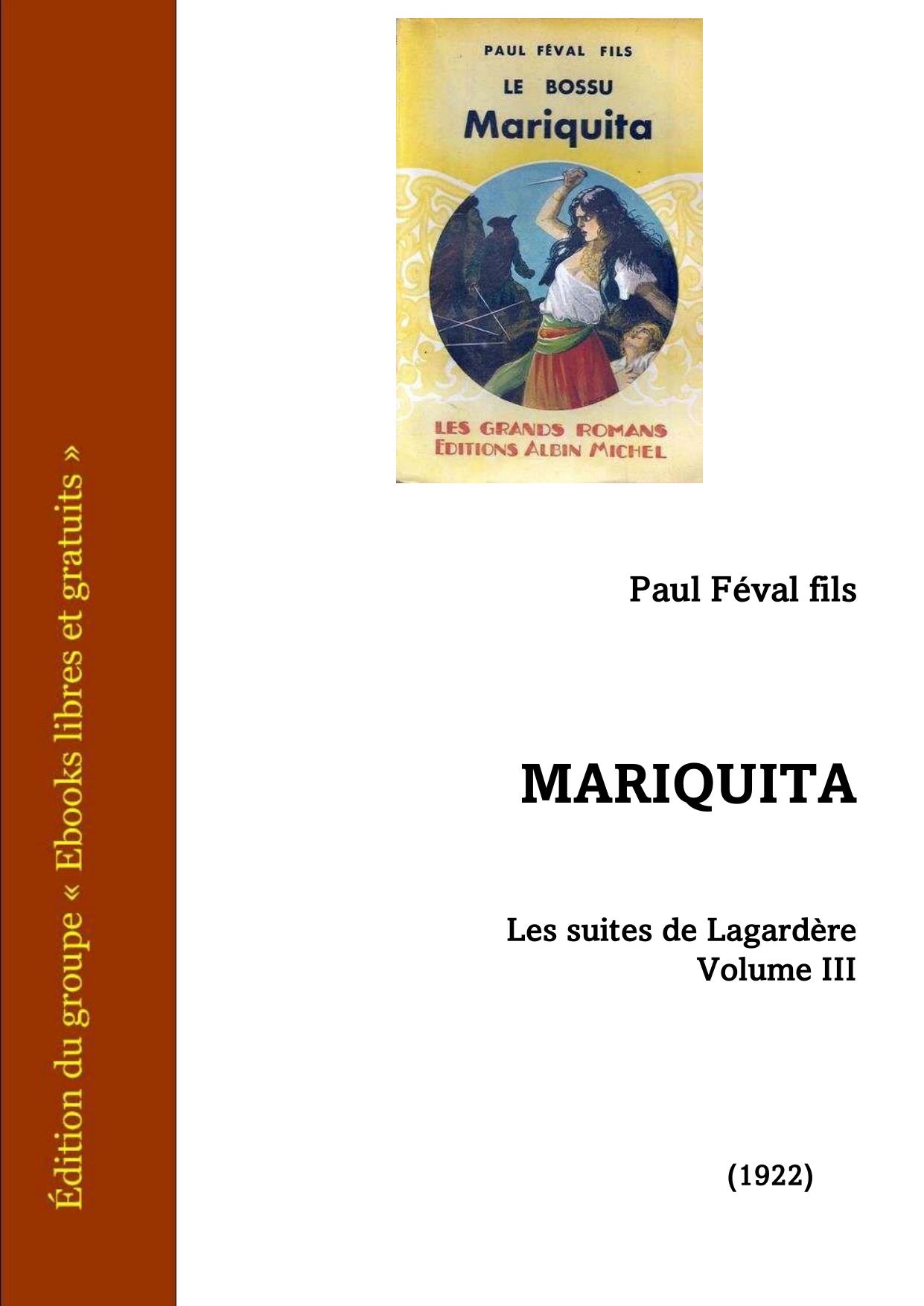 Mariquita Les Suites De Lagardere Volume3