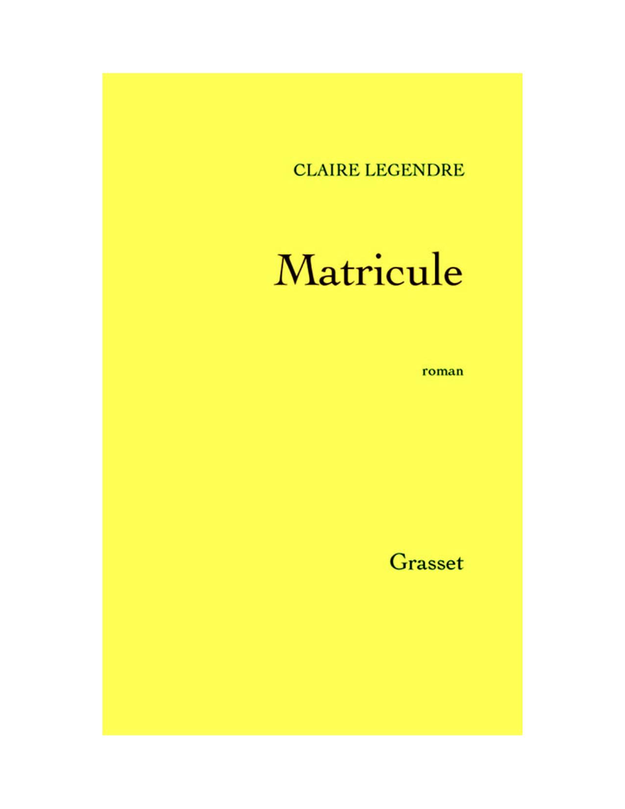 Matricule