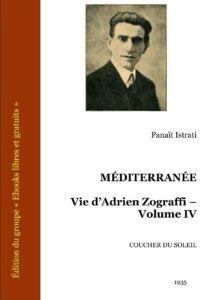 Méditerranée Coucher du soleil – Vie d’Adrien Zograffi – Volume IV, couverture du livre