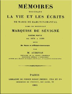 Memoires Touchant La Vie Et Les Ecrits De Marie De Rabutin C