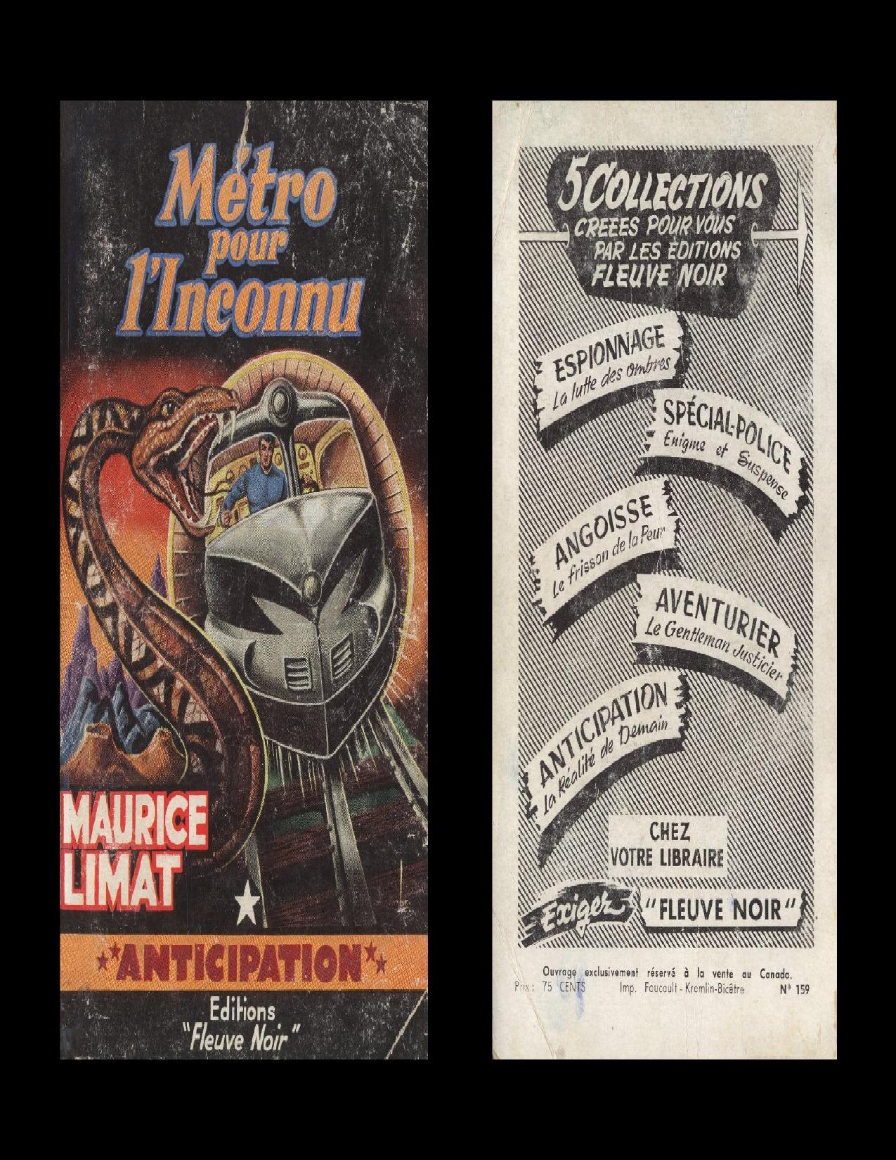 Metro Pour Linconnu French Edition LIMAT Maurice