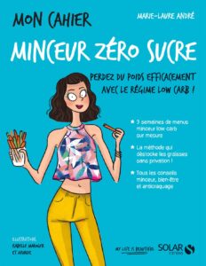 Mon cahier minceur zéro sucre, couverture du livre