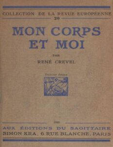 Mon corps et moi by René Crevel, book cover