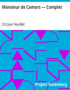 Monsieur de Camors — Complet, couverture du livre