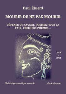 Mourrir de ne pas mourir et autres poèmes, couverture du livre