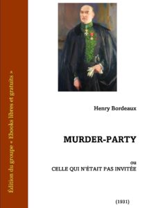 Murder-party ou Celle qui n&rsquo;était pas invitée, couverture du livre