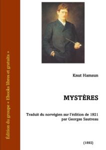 Mystères, couverture du livre
