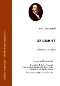 Oblomov – Scènes de la vie russe by Ivan Gontcharov, book cover