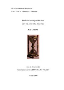 OceanofPDF.com Etude de la temporalite dans les Cent Nouvelles Nouvelles French Edition, couverture du livre