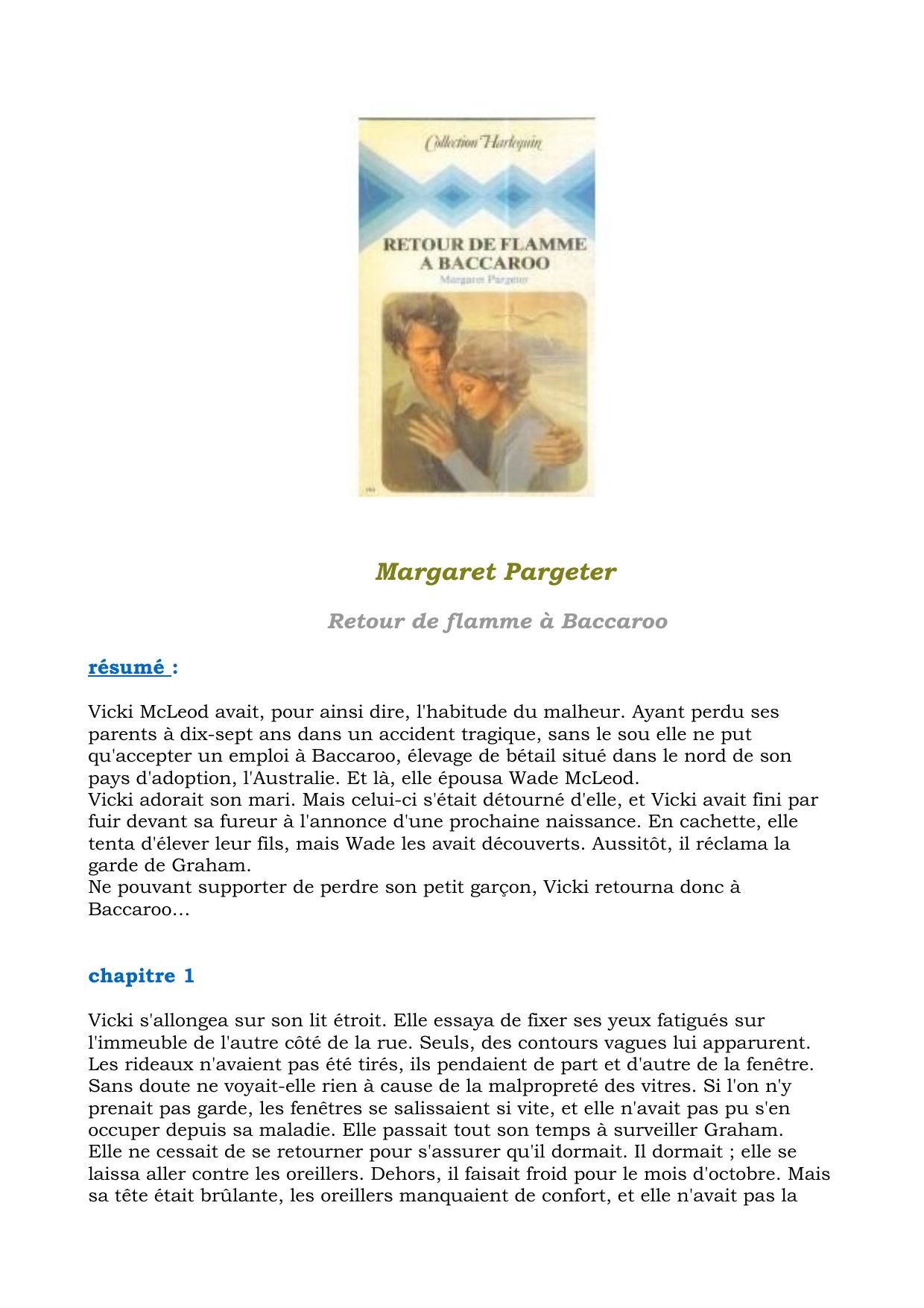 OceanofPDF.com Retour De Flamme A Baccaroo French Edition