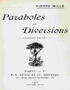 Paraboles et diversions, couverture du livre