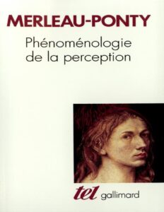 Phénoménologie de la perception by Maurice Merleau-Ponty, book cover