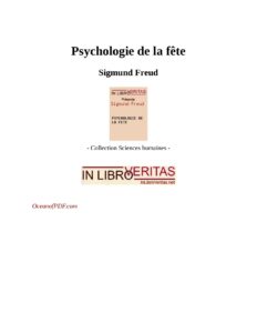 Psychologie de la fête by Sigmund Freud, book cover