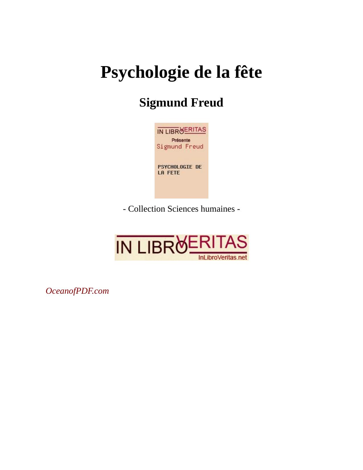 Psychologie De La Fete