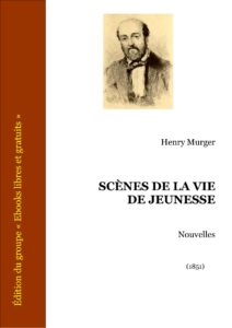 Scènes De La Vie De Jeunesse by Henry Murger, book cover