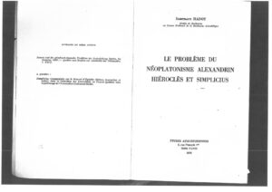 SKM 36723021019370 by Ilsetraut Hadot, book cover