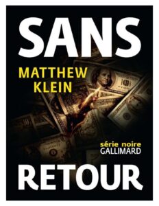 Sans retour, couverture du livre