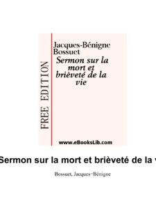 Sermon Sur La Mort Et Brievete De La Vie