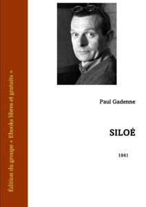 Siloé by Paul Gadenne, book cover