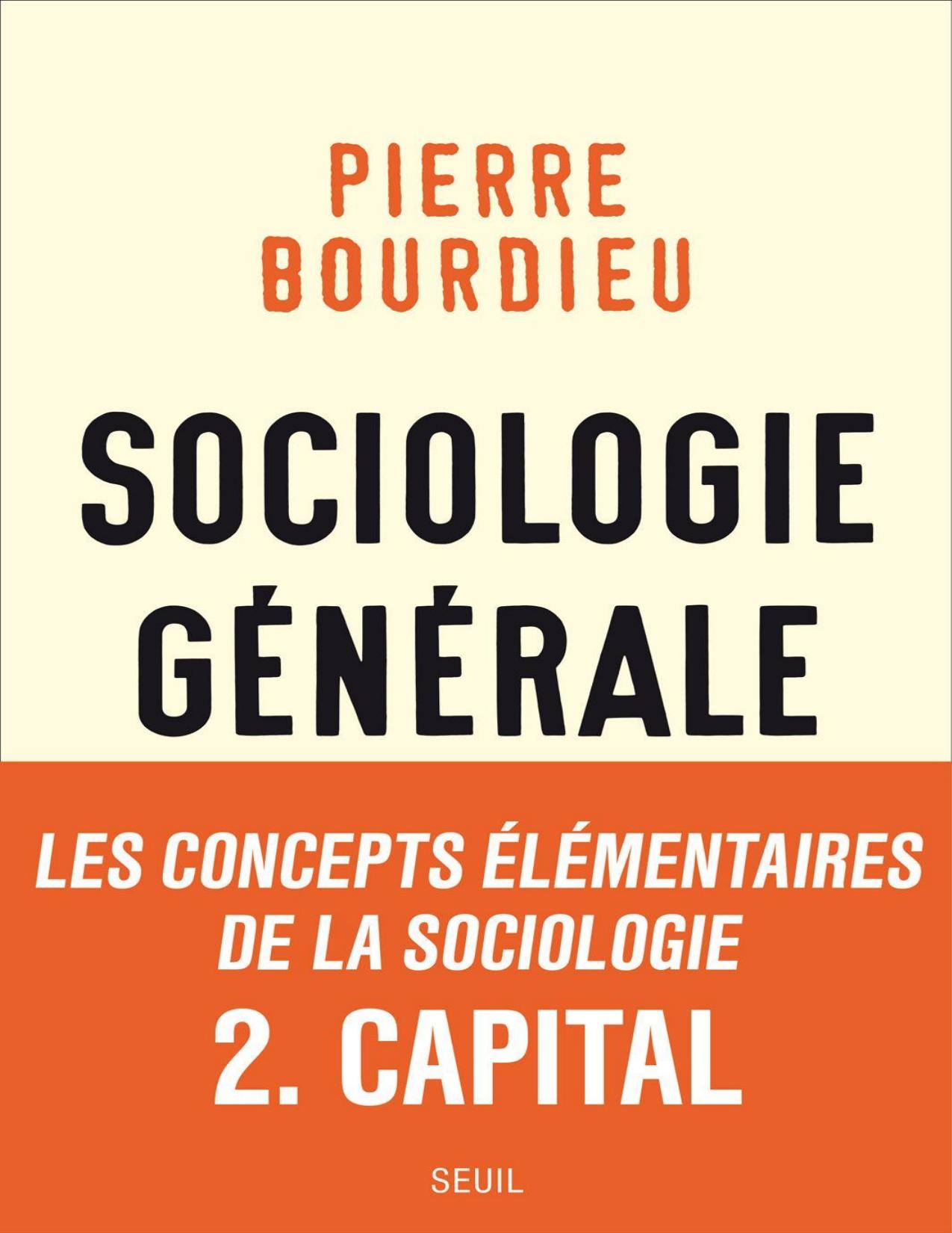 Sociologie Generale Vol. 2. Cours Au College De France 198