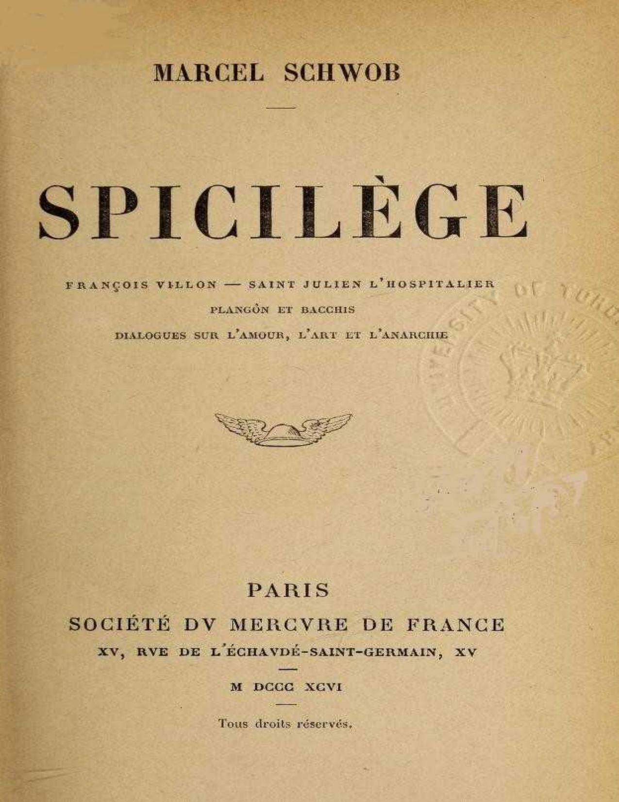 Spicilege
