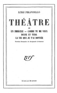 Theatre II Un Ilbecike Comme Tu Me Veux Diane Et Tuda