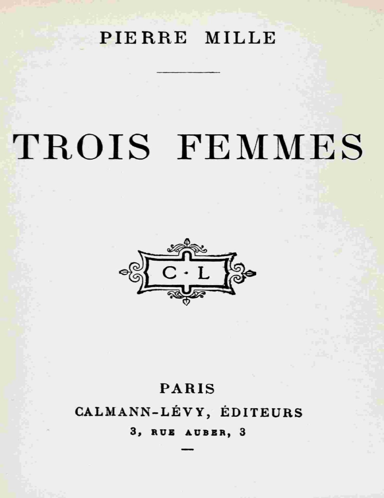 Trois Femmes