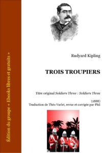 Trois troupiers, couverture du livre