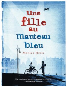 Une fille au manteau bleu, couverture du livre