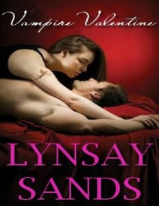 Vampire Valentine, couverture du livre