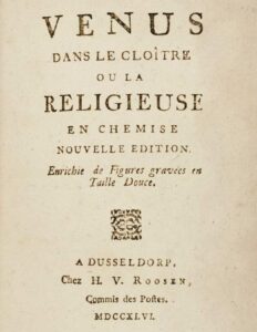 Vénus dans le cloître, ou la religieuse en chemise / Nouvelle édition enrichie de figures gravées en taille douce by Jean Barrin, book cover