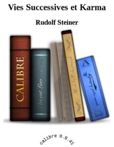 Vies Successives et Karma by Rudolf Steiner, book cover