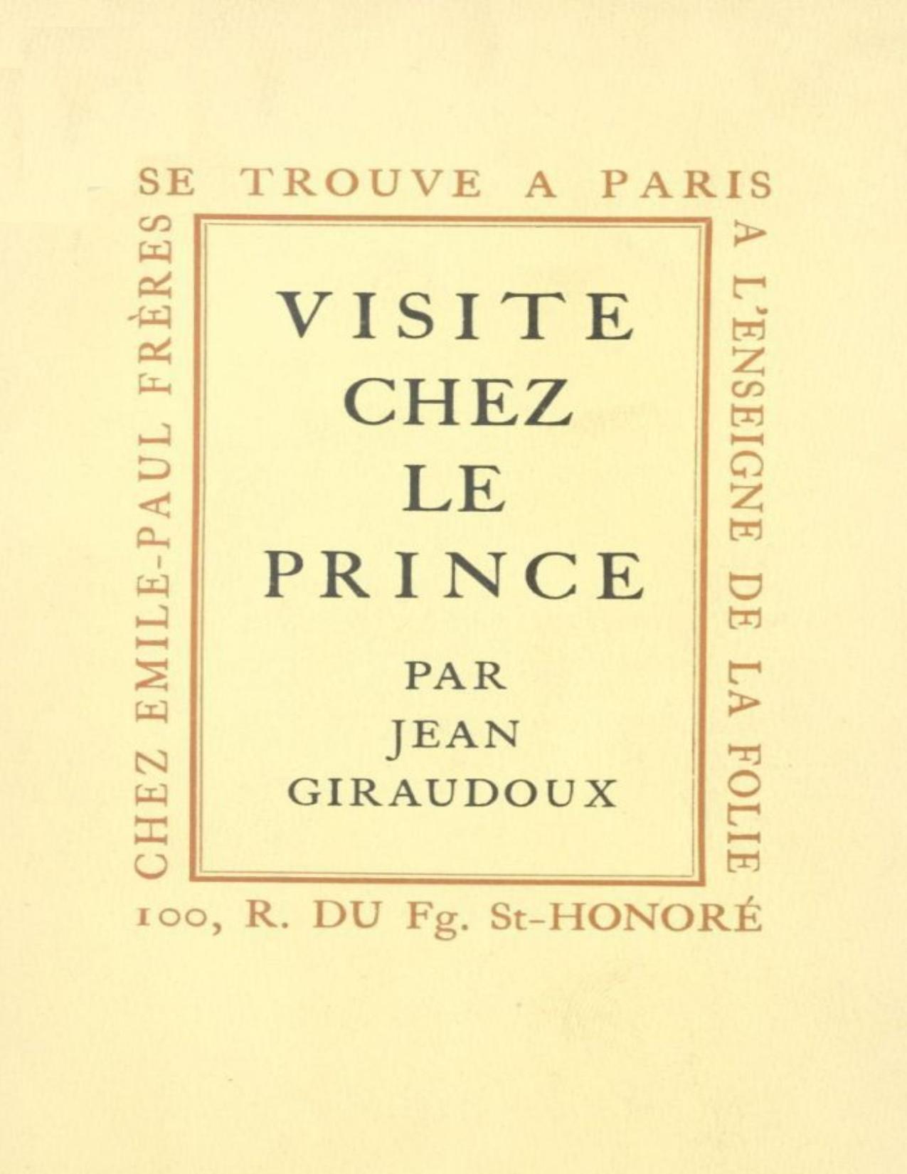Visite Chez Le Prince