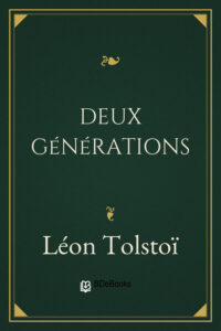 Deux générations, couverture du livre