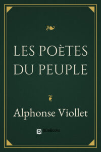 Les poètes du peuple au XIXe siècle, couverture du livre