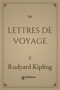 Lettres de voyage (1892-1913), couverture du livre
