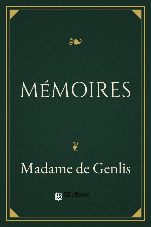 Couverture de Mémoires de Mme la Comtesse de Genlis